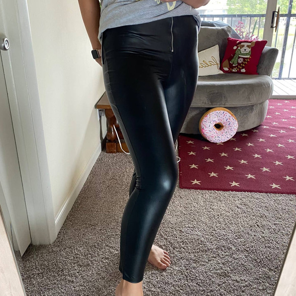 wild fable Pants - Wild Fable black faux leather pants large